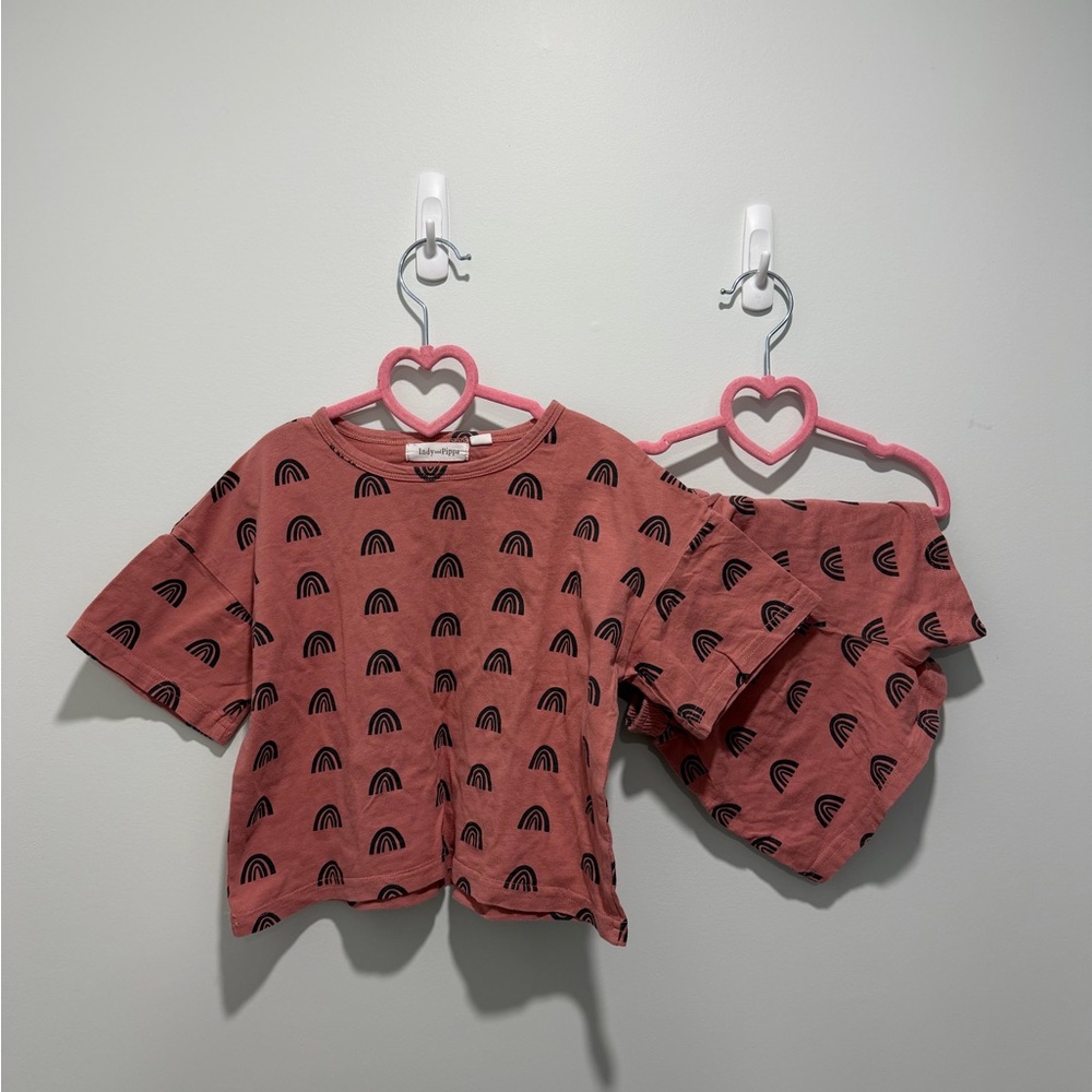 Kids Rainbow Print Matching Set